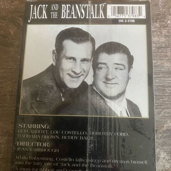 Madacy Entertainment Jack and The Beanstock Bud Abbott Lou‎ Costello VHS NWT - Picture 5 of 6